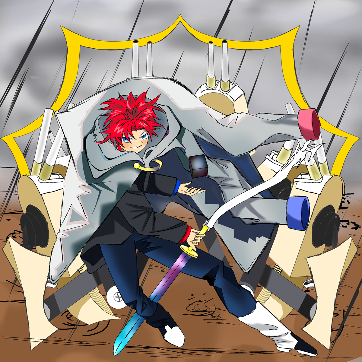 イラスト「Nameless Grau Geist」