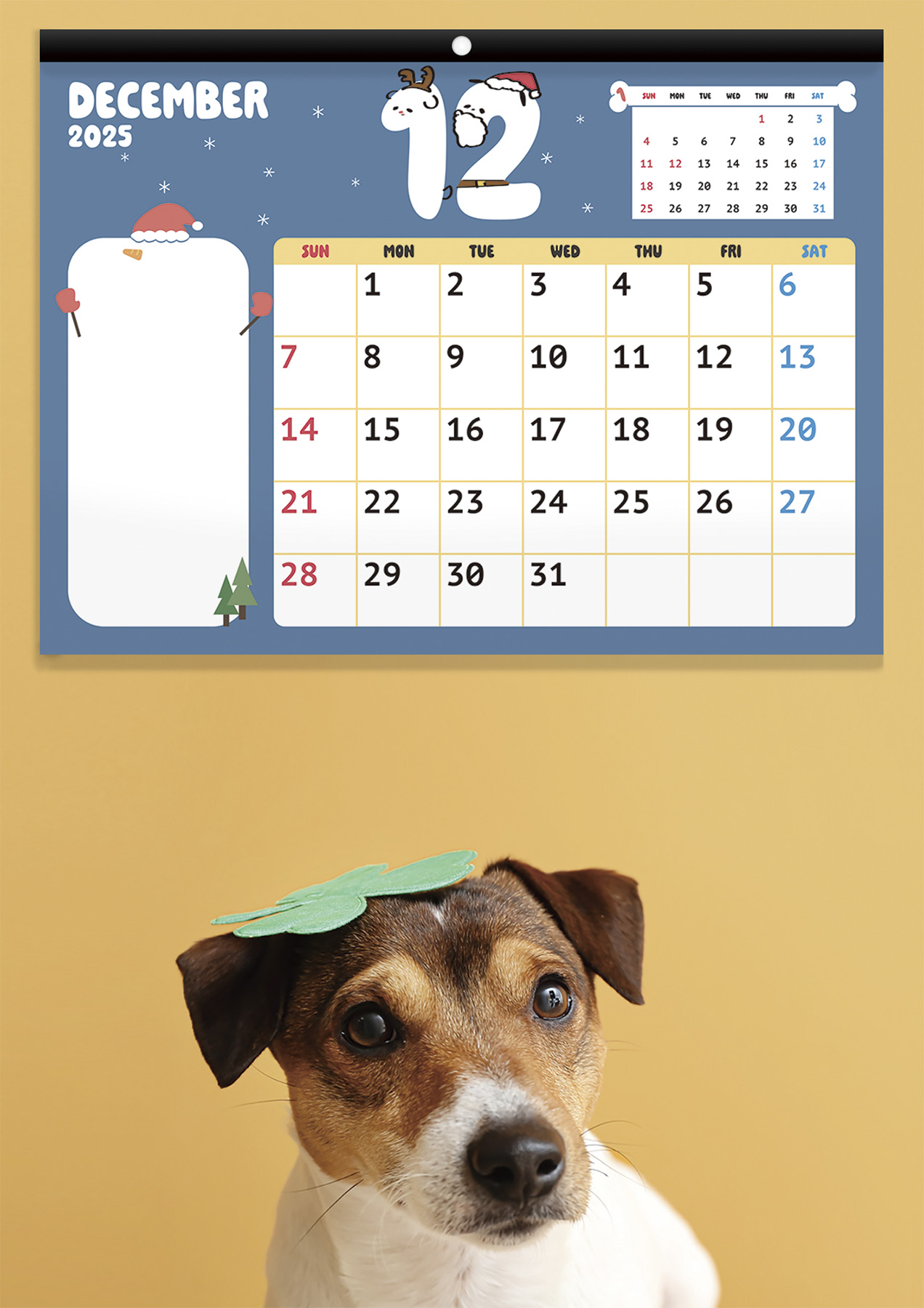 カレンダーデザイン「Inu」