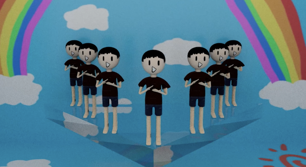 3D映像PV「ラジオ体操第一」