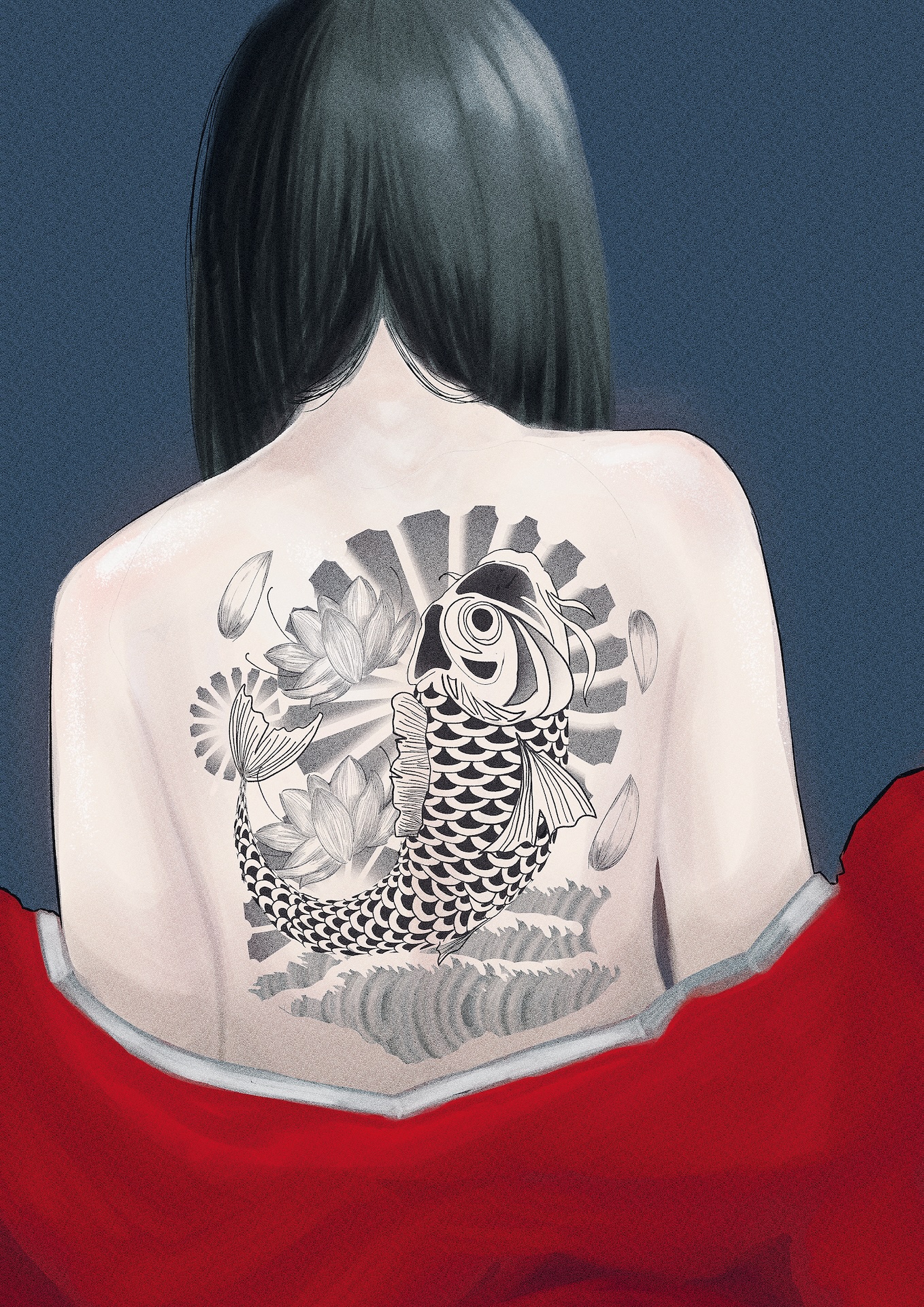 イラスト「墨」