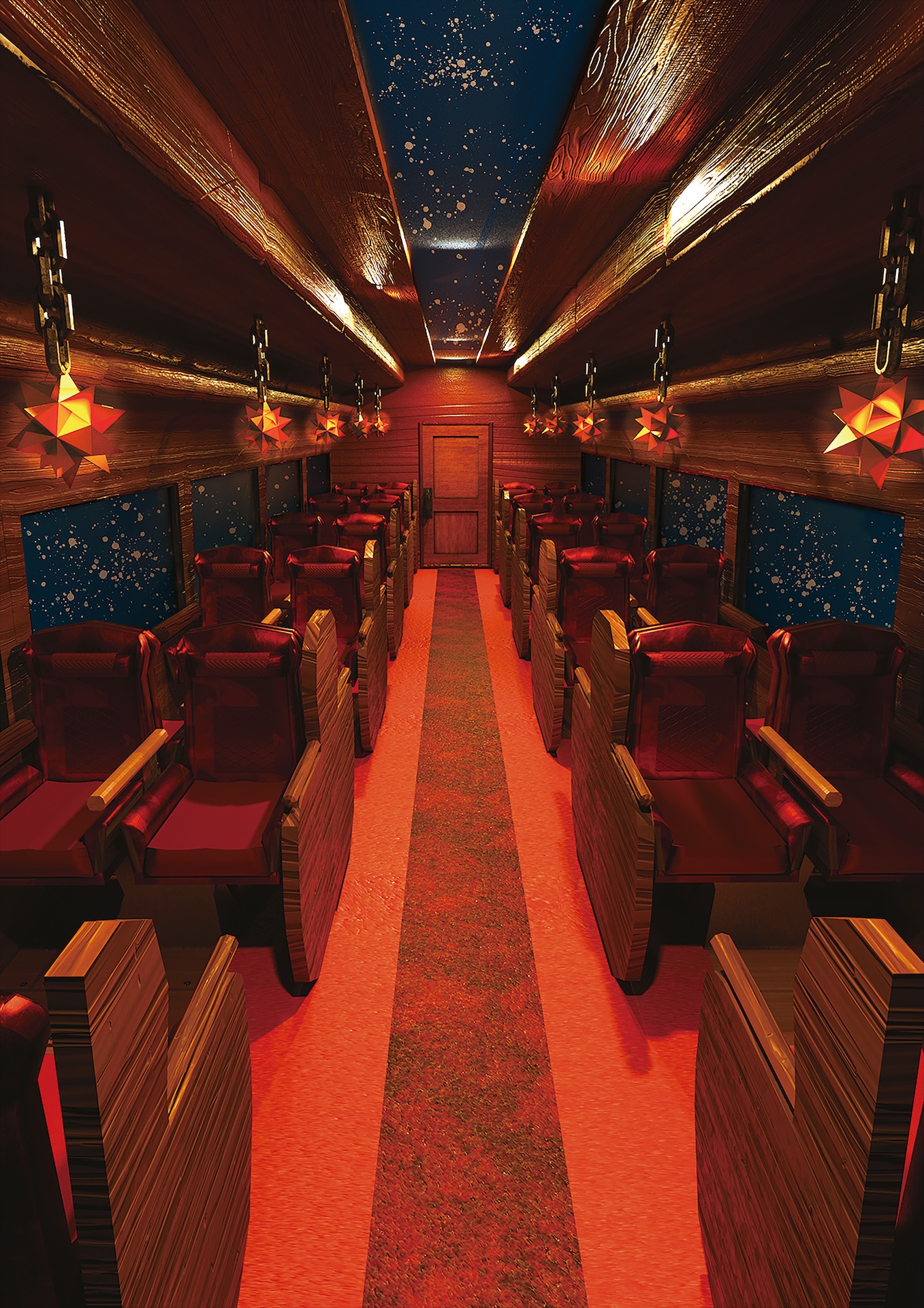 3Dグラフィック「銀河鉄道」