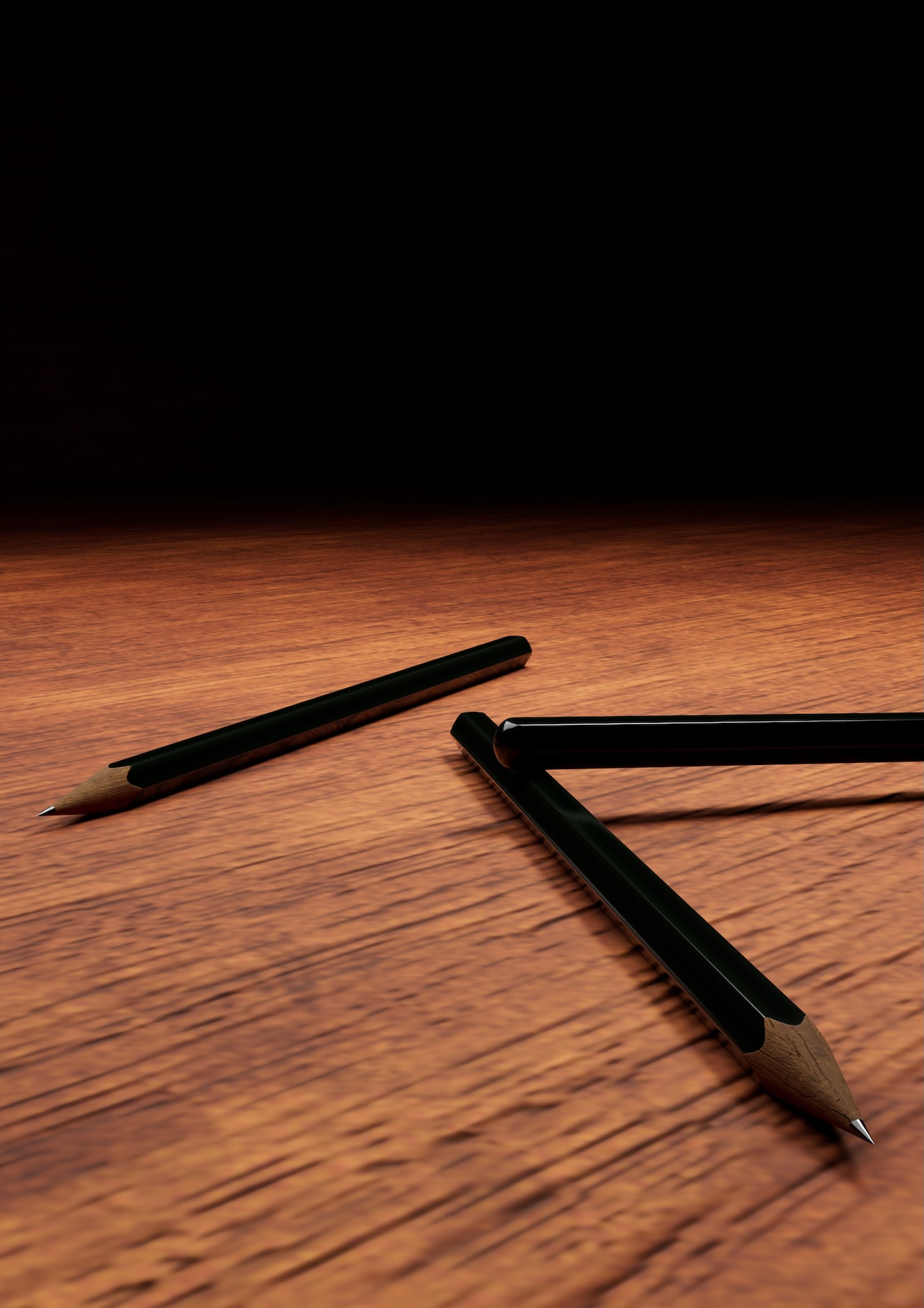 3Dグラフィック「鉛筆」